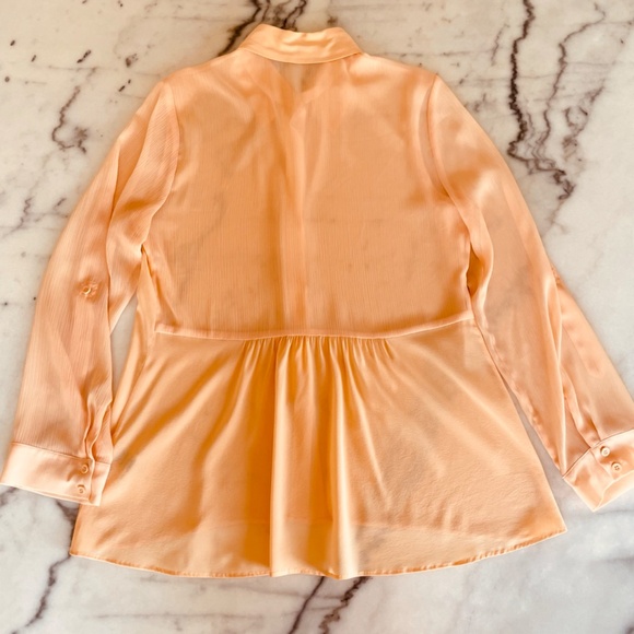 Alice + Olivia Silk Long Sleeve Blouse - Picture 10 of 15
